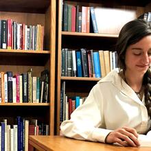 Studying in the Blackfriars Library